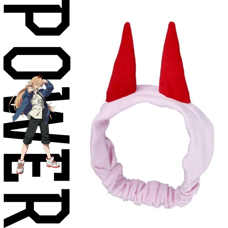 

Anime Chainsaw Man Power Denji Pochita Cosplay Hair Scrunchie Makima Aki Fashion Accessories Gifts