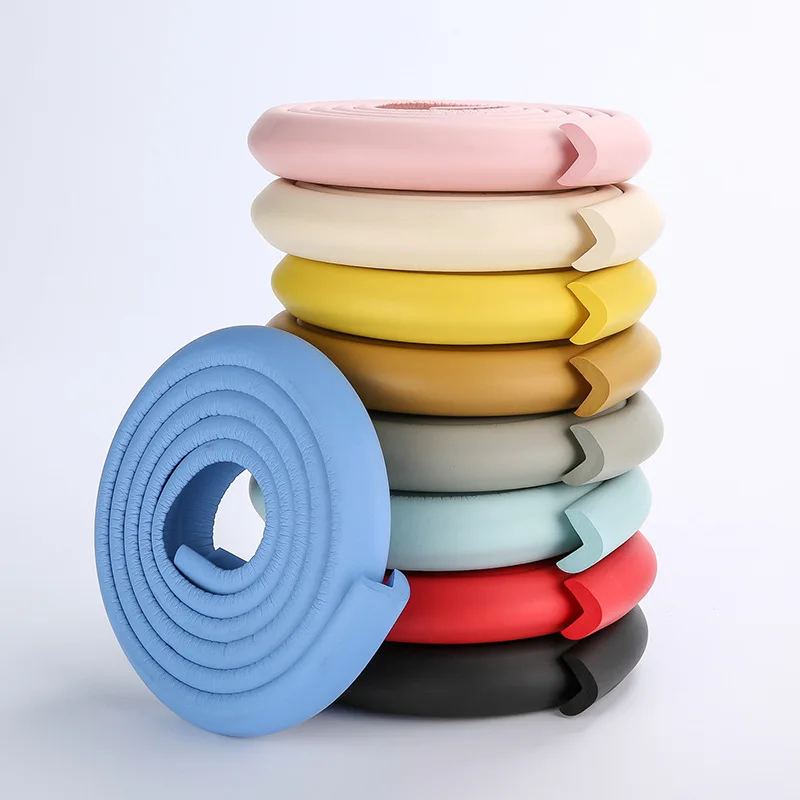 Two Meters Long L Shape Edge Corner Guards Baby Anti-Collision Strip Corner Table Anti-Collision Safety Protection Cover