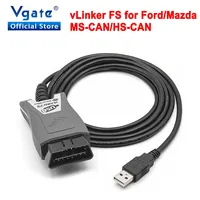 Vgate vLinker FS ELM327 For Ford FORScan HS/MS-CAN ELM 327 OBD 2 OBD2 Car Diagnostic Scanner Interface Tools OBDII For Mazda 1