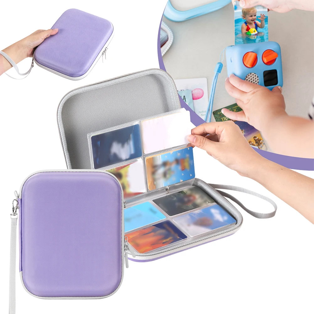Yoto Card Storage Case - 120 Pocket Holder With Zipper & Carry Strap