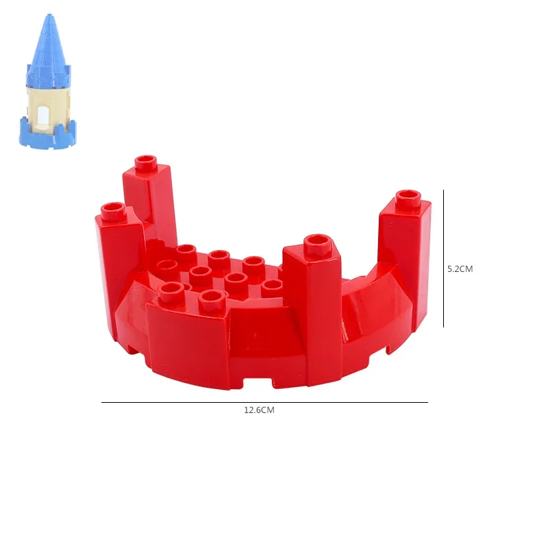 Enchanting Princess Castle Building Blocks Set - Creative Playhouse with Accessories