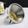 3 Sizes Stainless Steel Kitchen Funnel Food Grade Metal Funnel with Strainers Wide Mouth Funnel for Canning Kitchen Tools 4