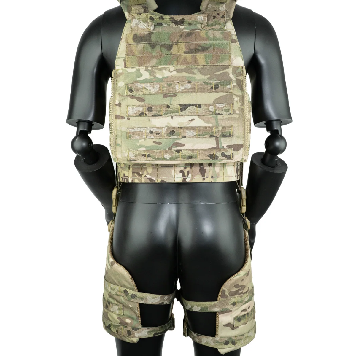 Kyrio Système d'équipement modulaire Ceinture tactique avec pochettes Ceinture de service tactique avec étui pour composants pour la chasse de sécurité des forces de l'ordre