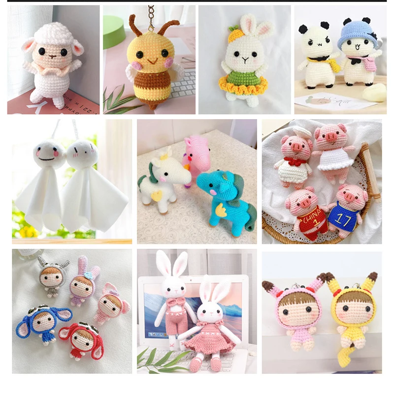 20-200g/Lot Doll Stuffed Cotton Toys Premium Polyester Fiber Stuffing High Elastic Filler DIY Handmade Pillow Filling Material