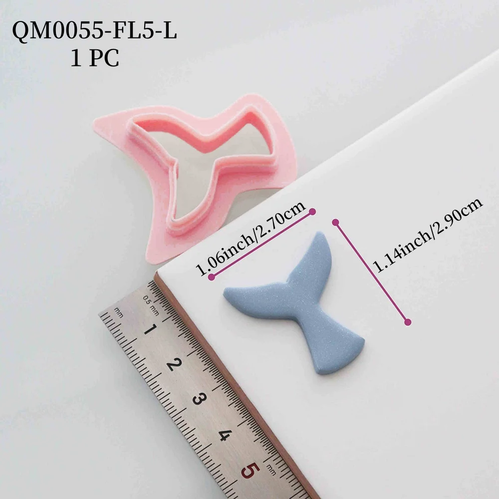 Schneider aus Fisch-Polymer-Ton | Ozeantier-Tonschneider | Sommer-Tonschneider | DIY Ton-Ohrringschneider | Werkzeuge aus Polymerton | Form – Detail 11