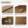 36-Inch Bathroom Vanity with Sink Mid-Century Bathroom Vanities with Top Basin Floor Wood Bathroom Sink Cabinet 6