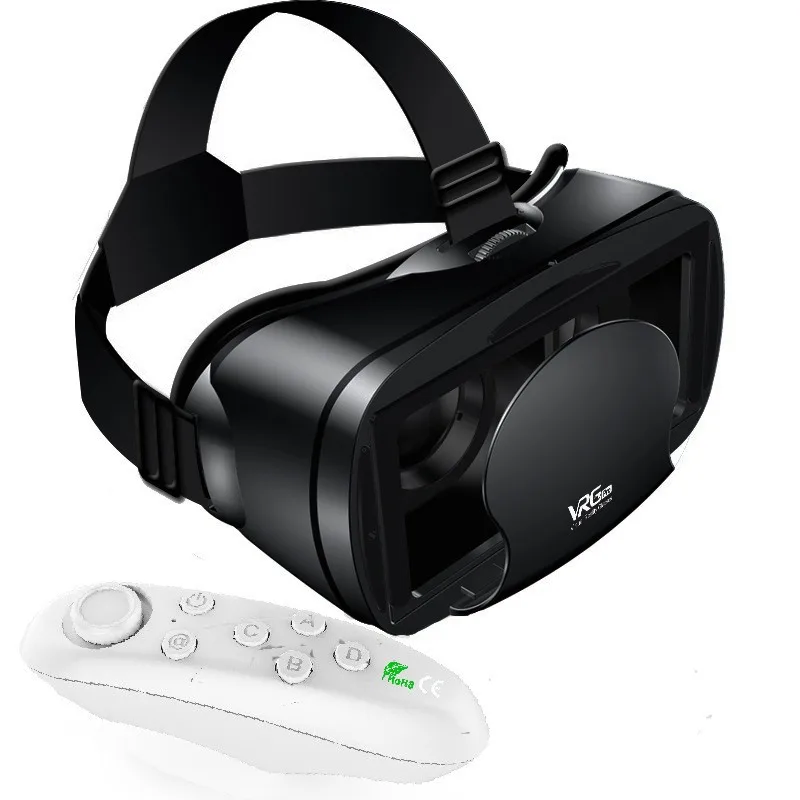 VR Glasses Virtual Reality 3D VR Glasses Google Cardboard Headset for Use with Smartphone Android Virtual Glasses with Gamepad 160 Sc7ab5219c22e47f3b699d5cd6fbfabccJ