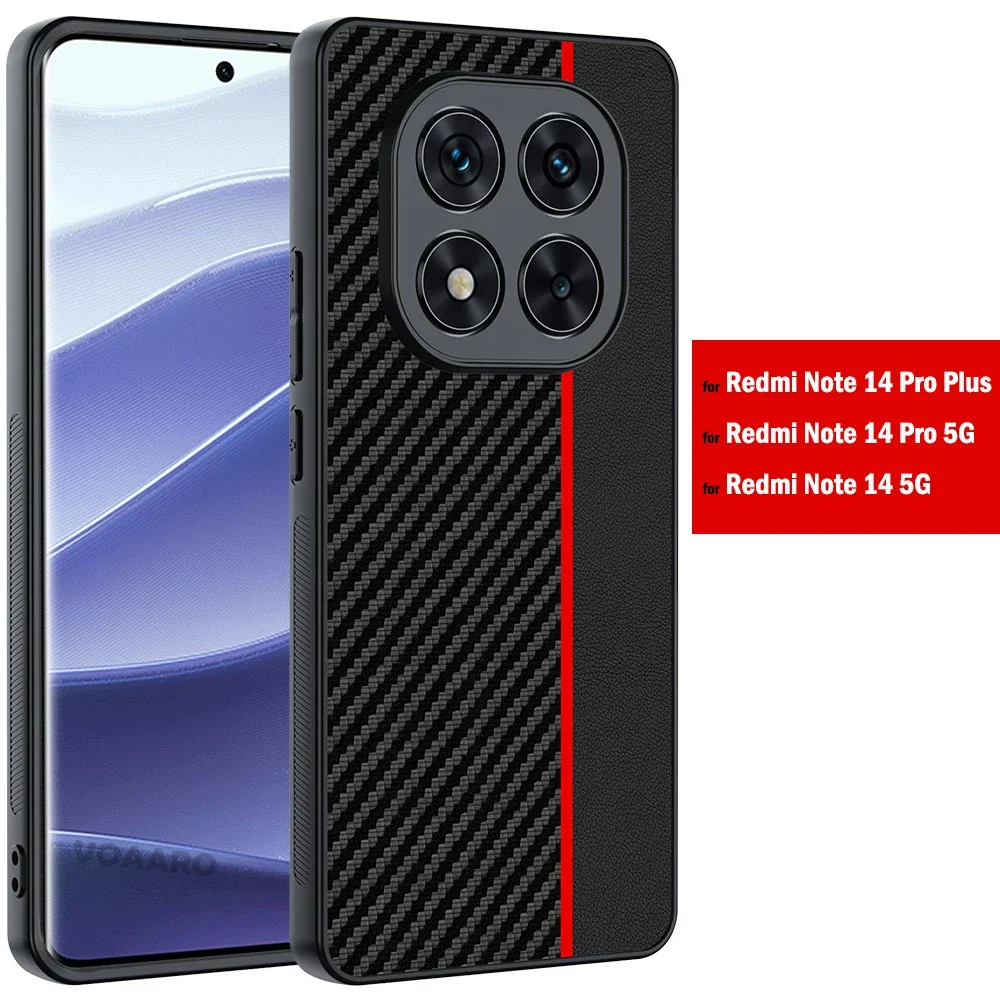 Carbon Fiber Texture Leather Protective Case