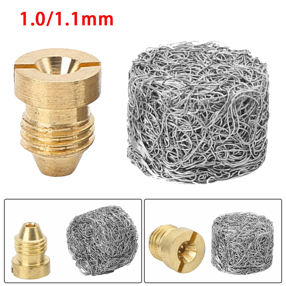 1.0/1.1mm Universal Brass Thread Snow Foam Orifice Nozzle Tips Foam Maker Orifice Nozzle Tips Snow Lance Garden Supply snow foam orifice nozzle tips