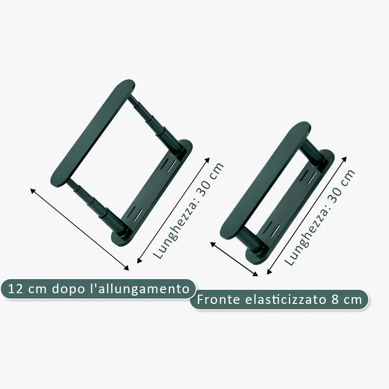 1Pcs Telescopic Adjustable Frame Balcony Hanging Rack Retractable Clothes Hanger Organizer Multifunctional Organizer Shelf