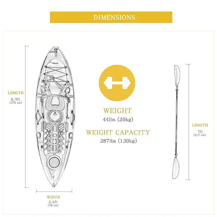 Inflatable Fishing Kayak 4