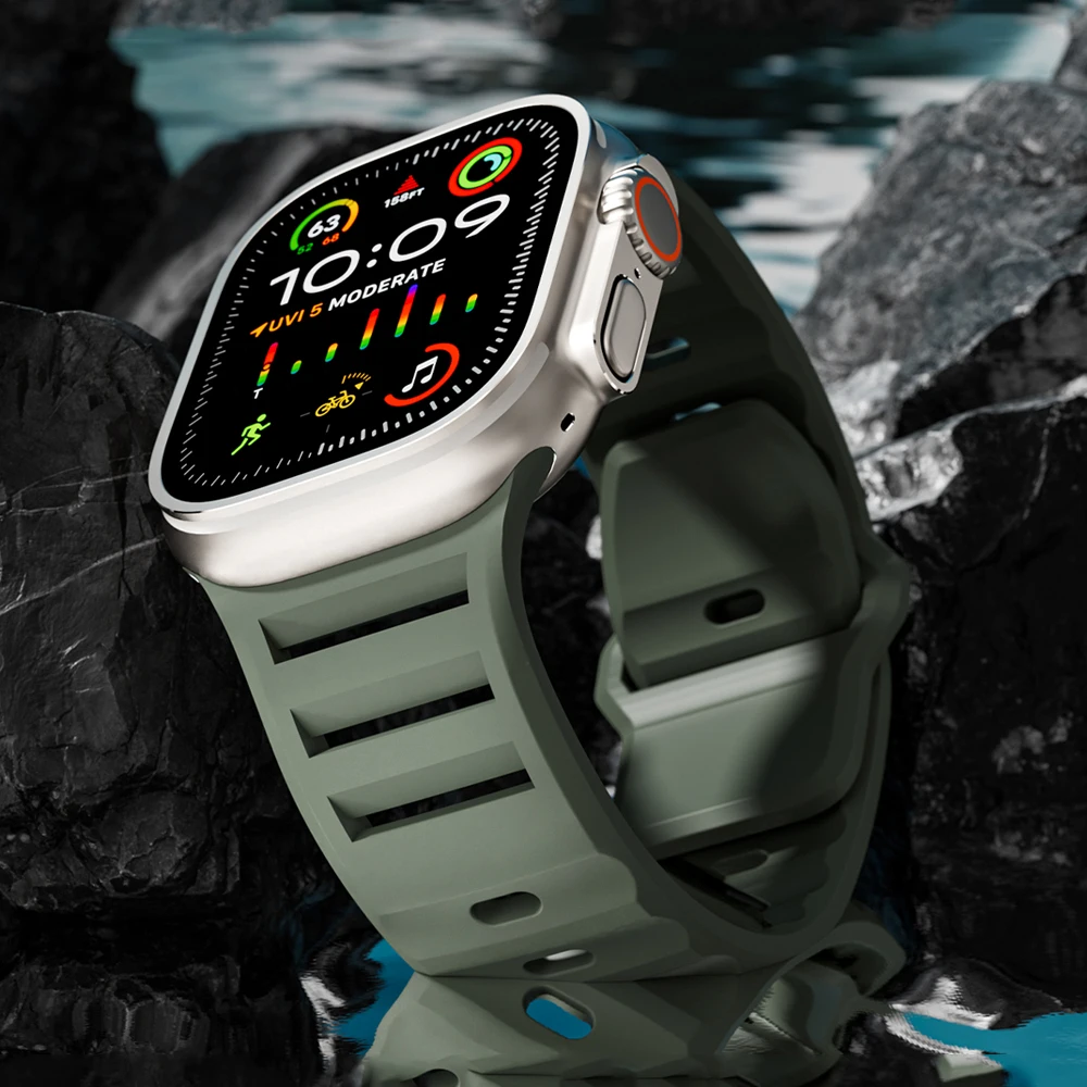 Sport Silicone Strap for Smartwatch - Durable and Comfortable Wristband Bracelet