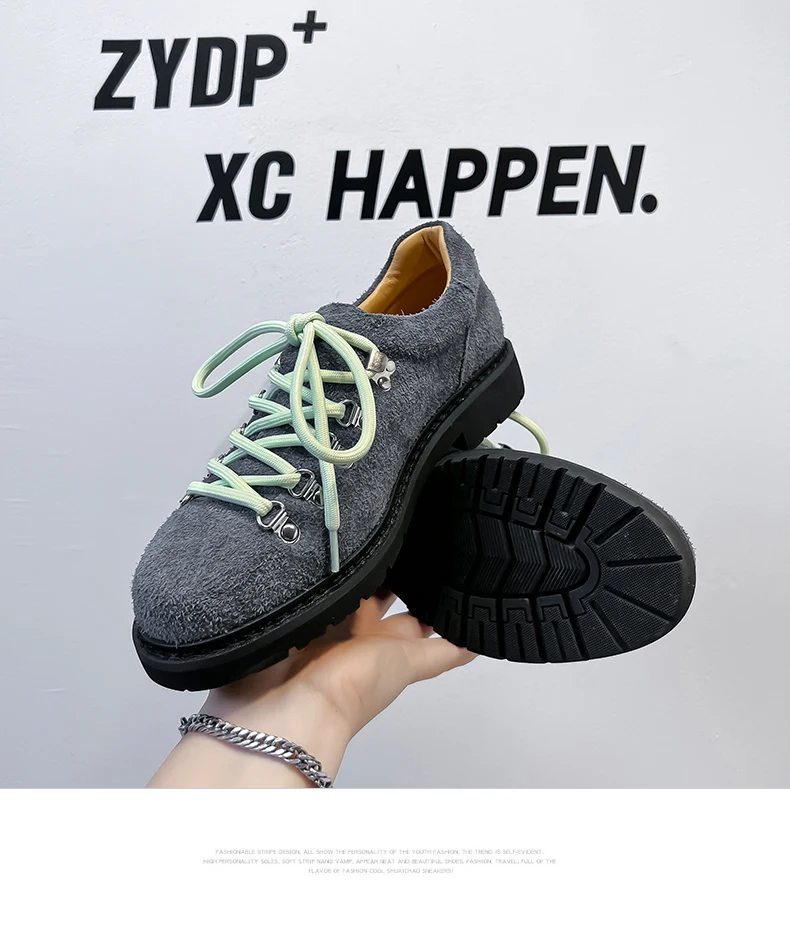 Zapatos de cuero genuino para hombre, zapatos informales de cuero de gran tamaño, zapatos Oxford de negocios a la moda, 