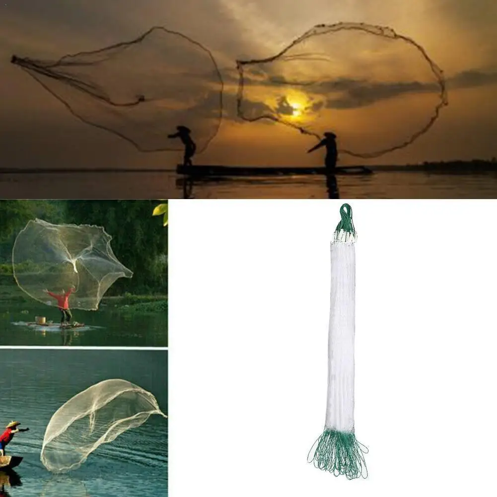Fishing Net fishing net fishing traps Fish Mesh Trap Monofilament Gill Net Netting Tackle Outdoor Fishing Tackle Tools Trap Mesh Netting Fishnet