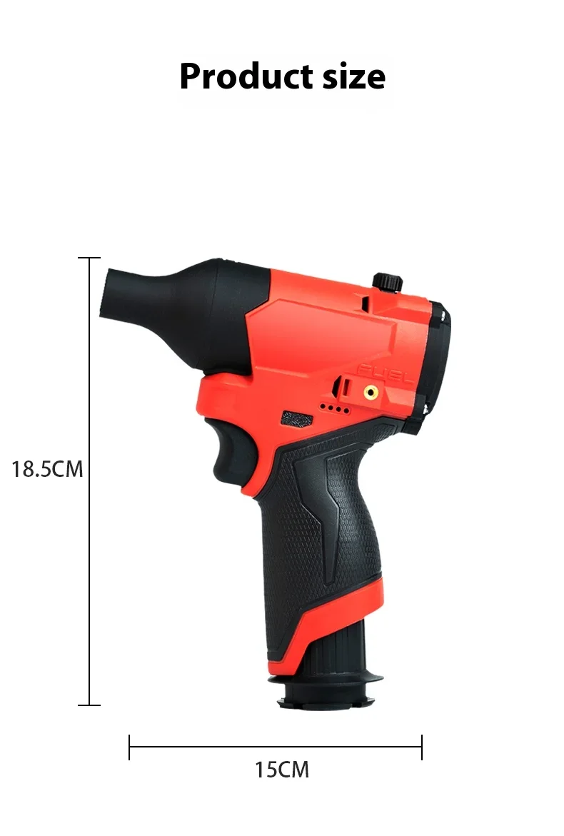 밀워키 12V 배터리용 브러시리스 제트 블로워 160000RPM 컨트롤 폭력 터보 팬 전기 에어 더스터(배터리 없음)