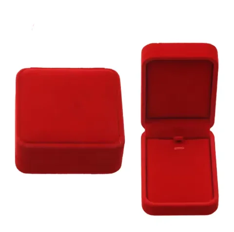 Textured Velvet Jewelry Box Ring Box Stud Earrings Pendant Bracelet Necklace and Jewelry Packaging Box