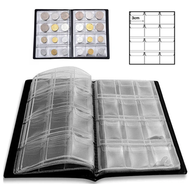 120 Pockets 10 Pages Money Book Coin Storage Album For Coins Holder  Collection Books High Quality Royal Coin Collection Book - AliExpress