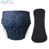 Ice Silk Adult Cloth Disaper Waterproof Old Man's Diaper Pants Reusable Diapers Trouser Pocket Anti-leak Breathable Nappy Pads 1