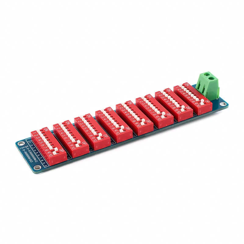 0,1Ω bis 9999999Ω programmierbares Widerstandsmodul, achtsegmentig, 1% Genauigkeit, Leistung 0,25W