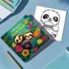 Adult Picture Book - 24 Pages Cute Sloth Coloring Book - Helps Reduce Stress and Ease Emotions Graffiti Painting Drawing Art 5