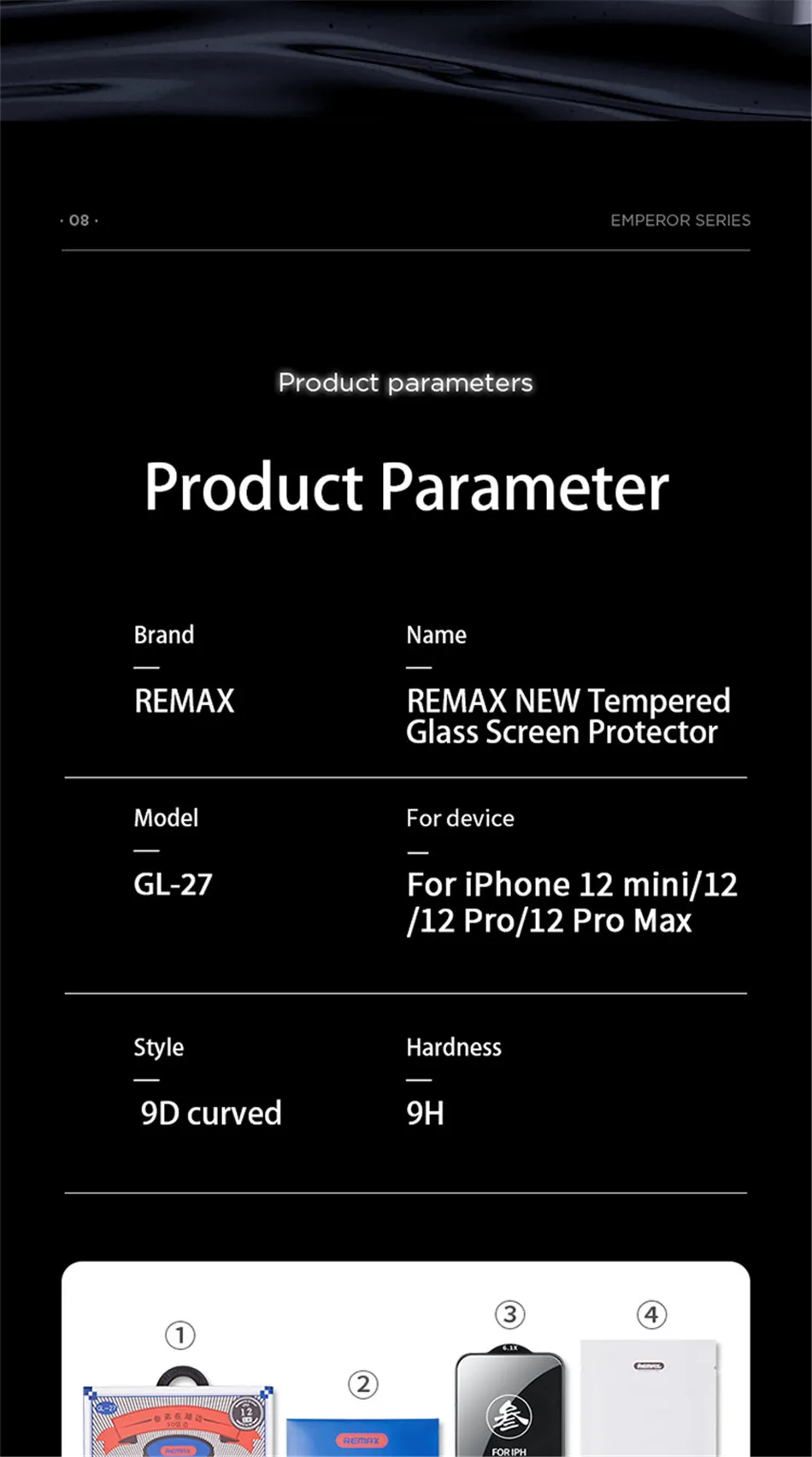 Защитное стекло Remax GL-27 HD Tempered Glass Screen Protector для iPhone 13 Mini, iPhone 13, iPhone 13 Pro, iPhone 13 Pro Max, iPhone 14, iPhone 14 Plus, iPhone 14 Pro, iPhone 14 Pro Max