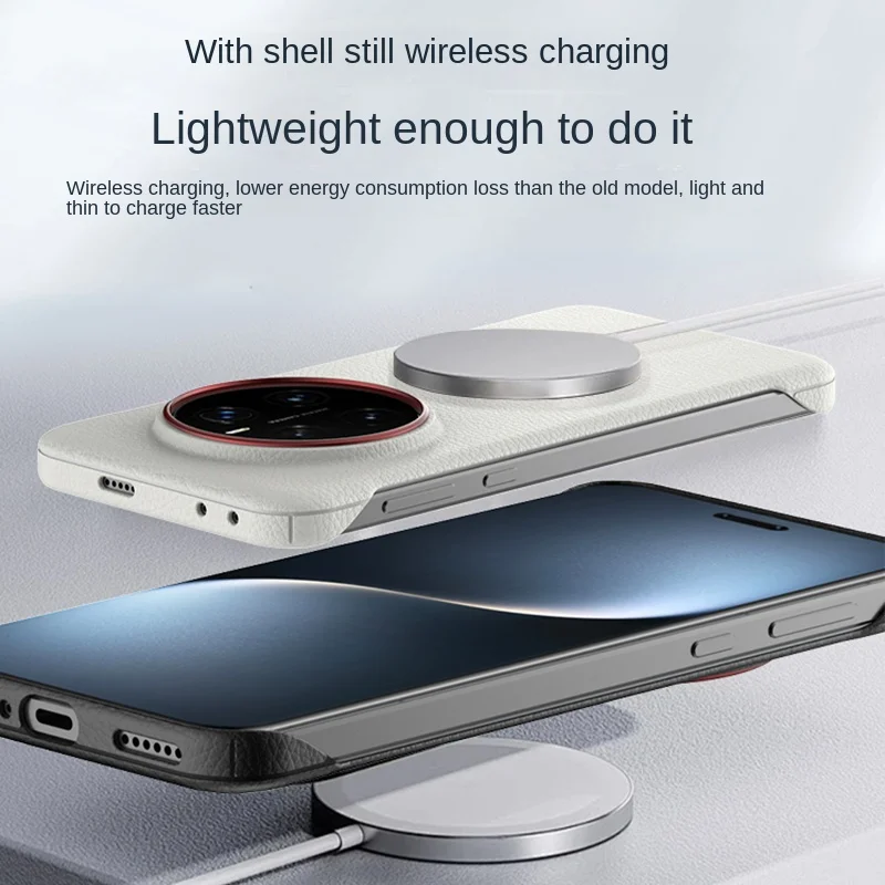 For Huawei Honor Magic 7 Pro Case Hard PU Wireless charging Slim Magnetic Protective Back Cover Case For Magic7 7Pro Phone Shell 3