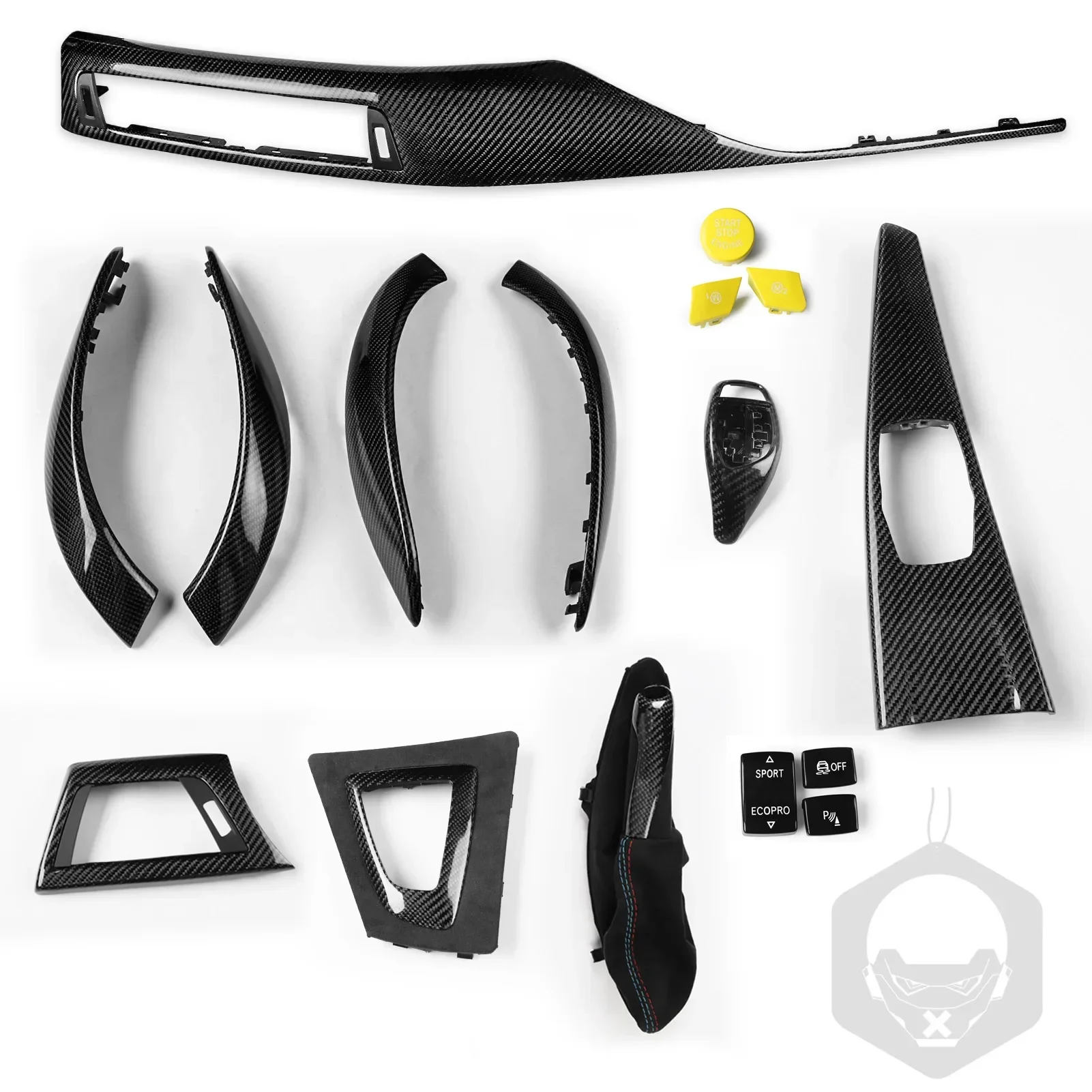 

34 Series F30F32F34 Replacement MP Carbon Fiber Car Parts Modified Interior