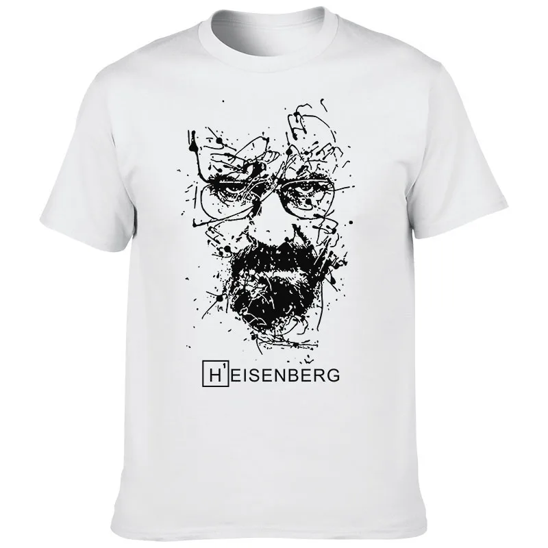 

2022 European and American Creative Breaking Bad Heisenberg T-shirt TV Series Printing Men's Street Fashion T-shirt Casual Top