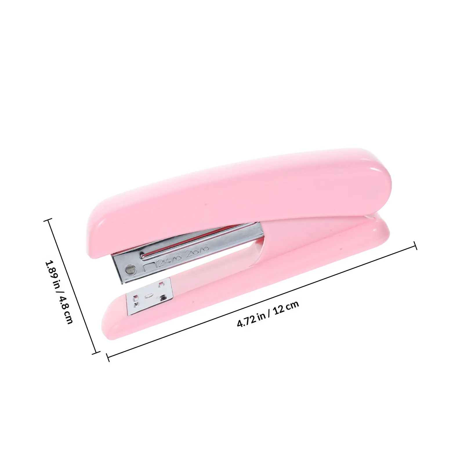 학생 사무실 다기능 스테이플러 핑크 오픈형 바인딩 헤비듀티 미니 스테이플러 (책상, 교실, 가정용)