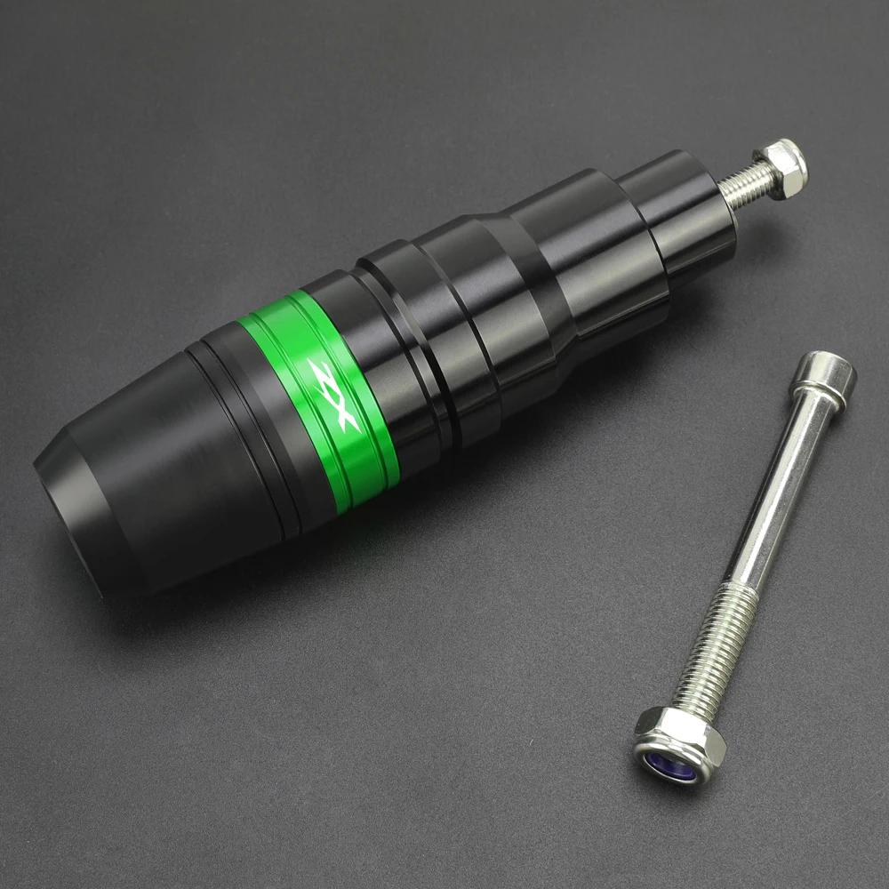 

FOR KAWASAKI ZX1000 ZX11 ZX1100 ZX1200 ZX25R ZX600 ZX636 ZX6 Exhaust Slider Protector Protection Engine Crash Pad Frame Sliders