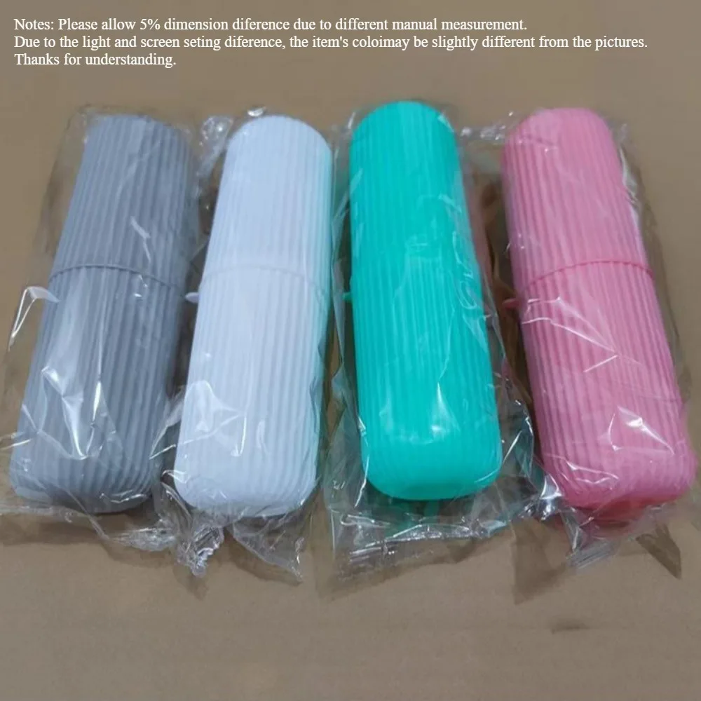 Toothbrush holder 1pc portable bathroom toothpaste storage case box organizer travel toiletries