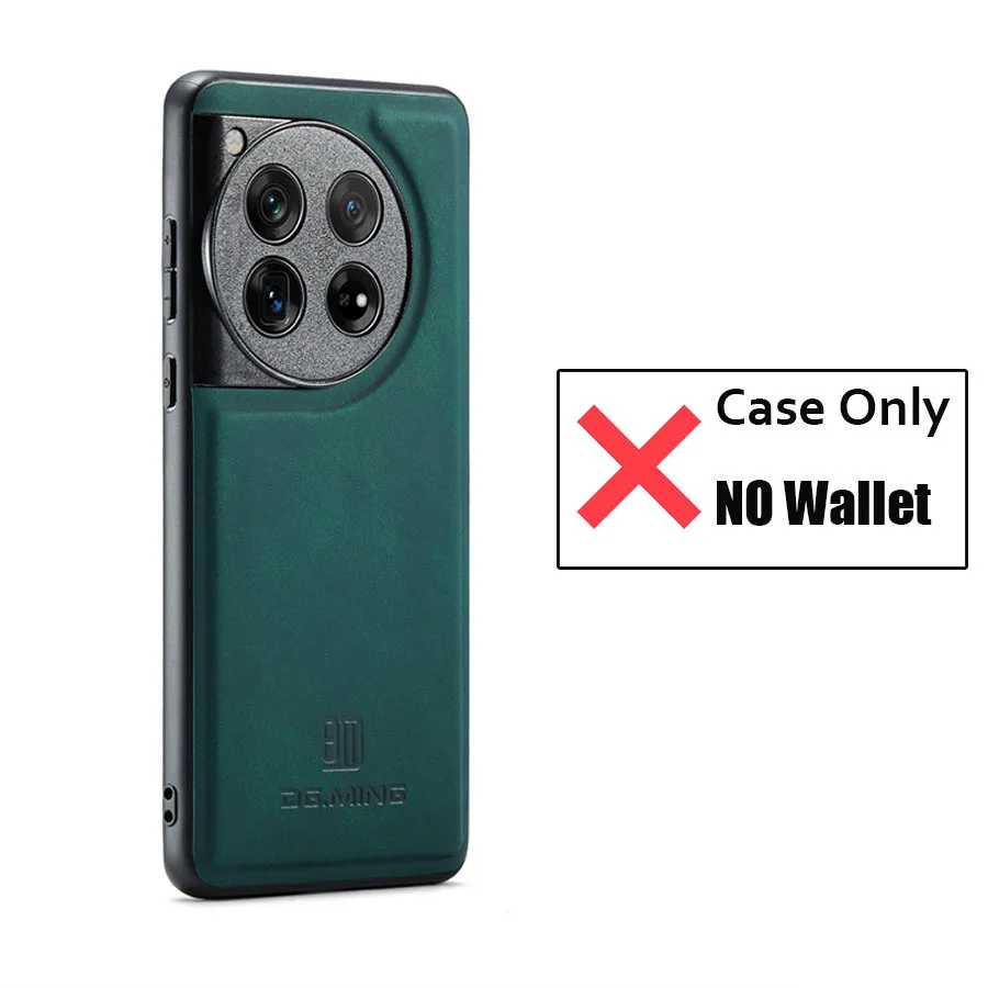 2-in-1 Magnetic Detachable Leather Wallet Case with Kickstand and Credit Card Holder