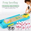 Parent-Child Interactive Table Sports Game Toy Bowling Educational Gift For Kids Mini Desktop Bowling Game Toy Funny Indoor Toys 2