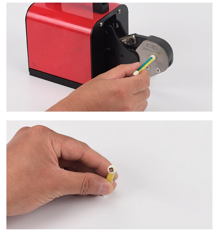 JH-T6-4 1.3T Pneumatic & Electric Crimper 0.3-0.8MPa for Tubular Terminals 0.08-
