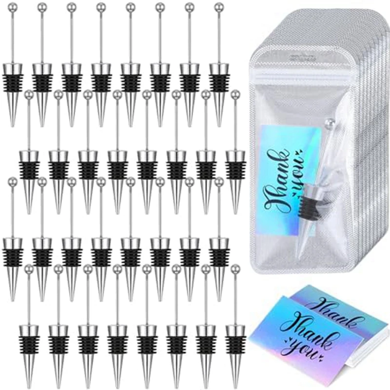 

Пробка для винной бутылки, многоразовая пробка для винной бутылки, пробка для бисероплетения из сплава, оригинальная упаковка для бара и подарка