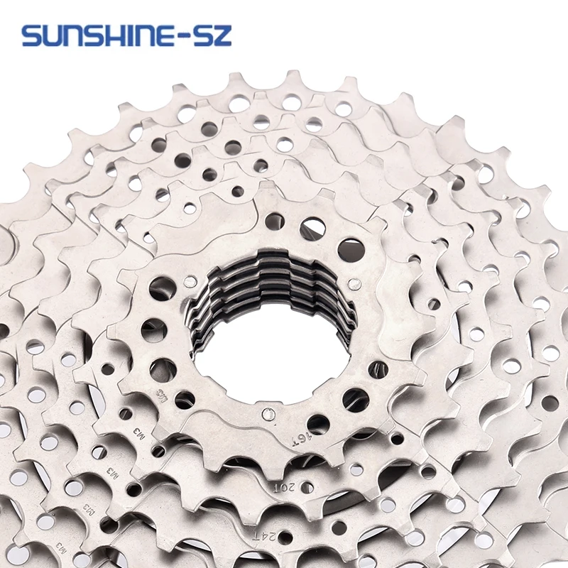 Bicycle Cassette Sunshine HG Road Bike 8 9 10 11 12 Speed 11-23T/25T/28T/30T/32T/34T Flywheel Sprocket for SHIMANO