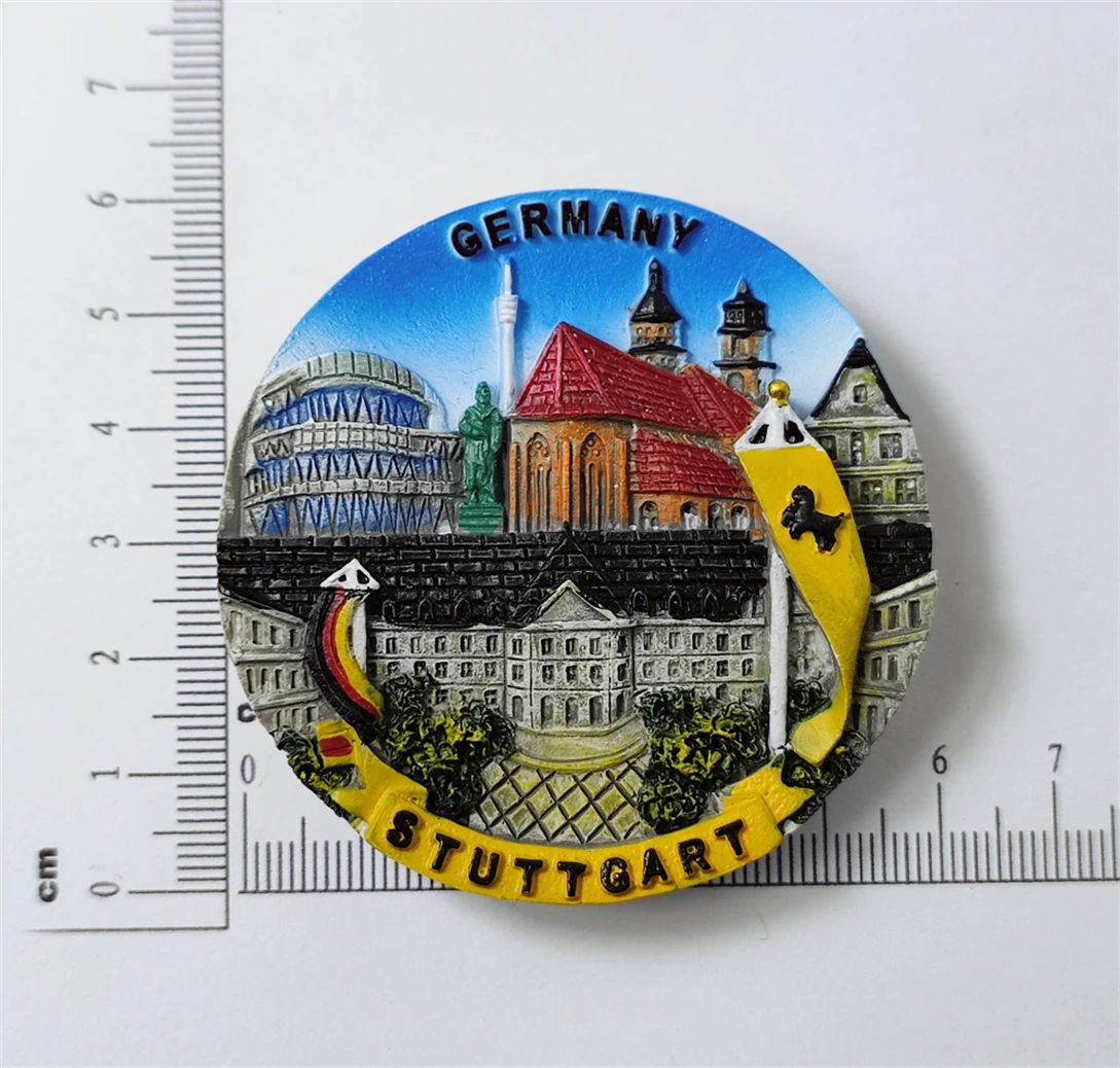 Aimant Frigo 3D Cœur - Décoration Cuisine Souvenir Allemagne