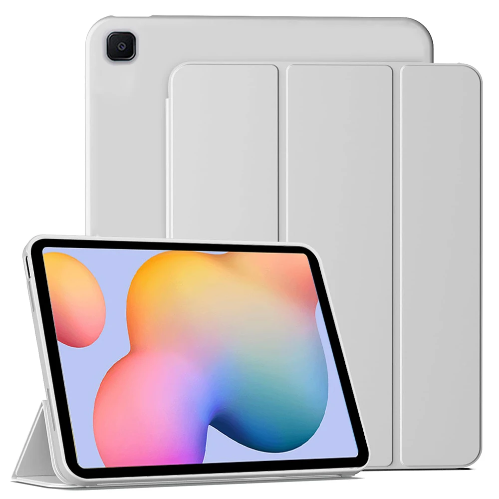 Ultra-Slim Shockproof Tablet Case with Auto Wake/Sleep & Foldable Design in Soft TPU Material