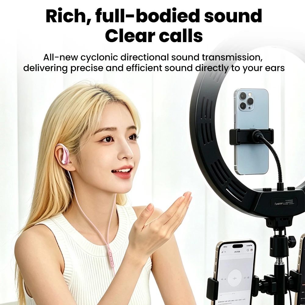 Enhanced Wired Headphones with HiFi Spatial Audio and 9D Surround Sound