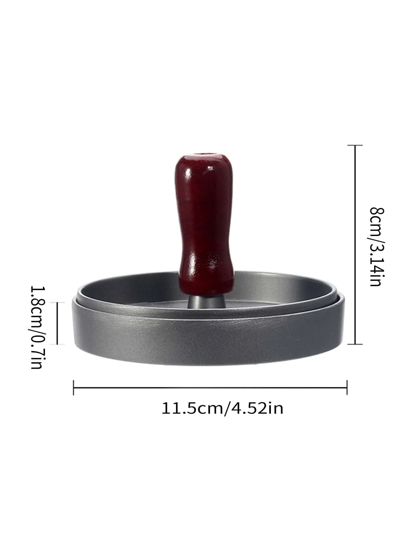 Leeseph Hamburger Press Patty Maker Aluminum Hamburger Mold Non-Stick Meat Beef Cheese Veggie Burger Maker Creative Kitchen burger press,burger maker