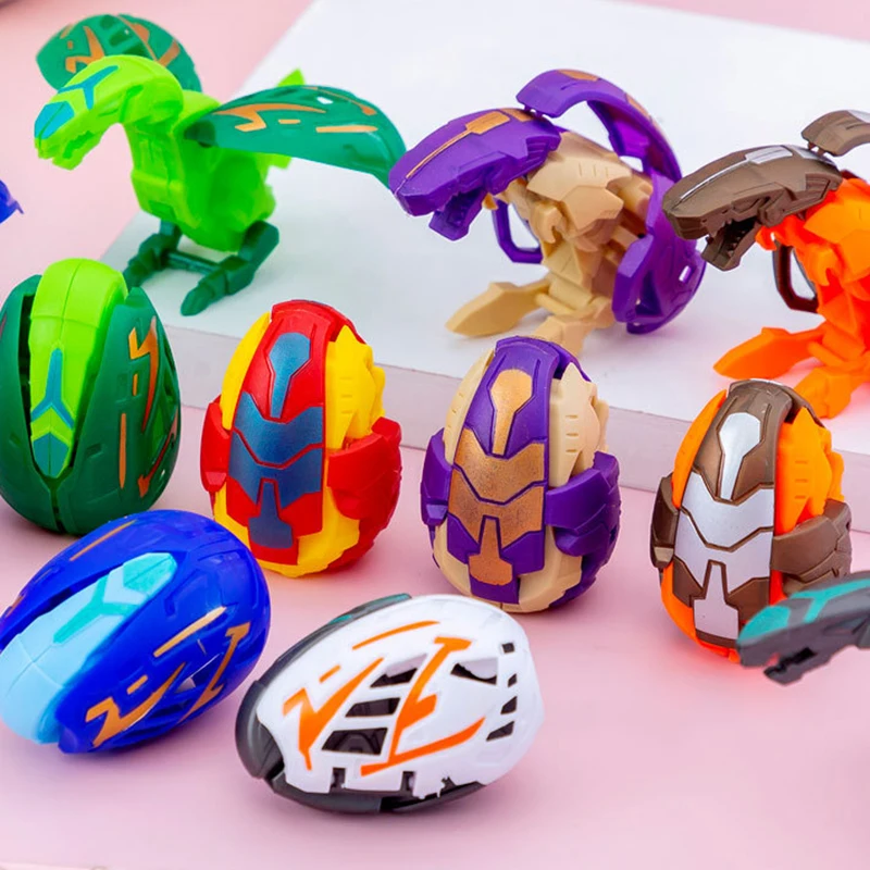 

1PC Dinosaur Transforming Robot Toys For Children Deformation Dinosaur Eggs Transform Twisting Boys Baby Educational Toys