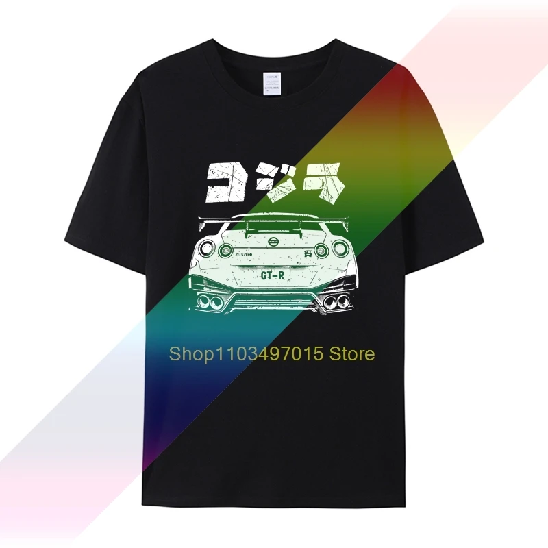 Футболка Nismo GT-R R35 JDM Футболка-мужская и женская с принтом экрана