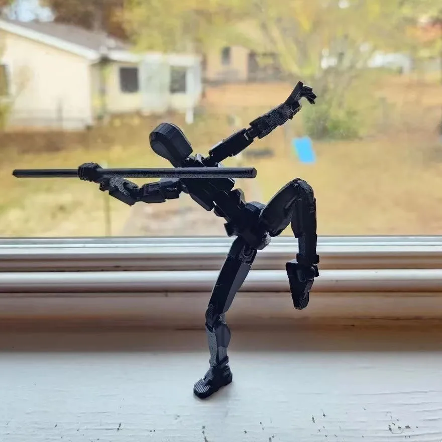 Multi Jointed Movable Shapeshift Robot 2 0 3D Printed Mannequin Dummy 13 Character Figures Toys Kids