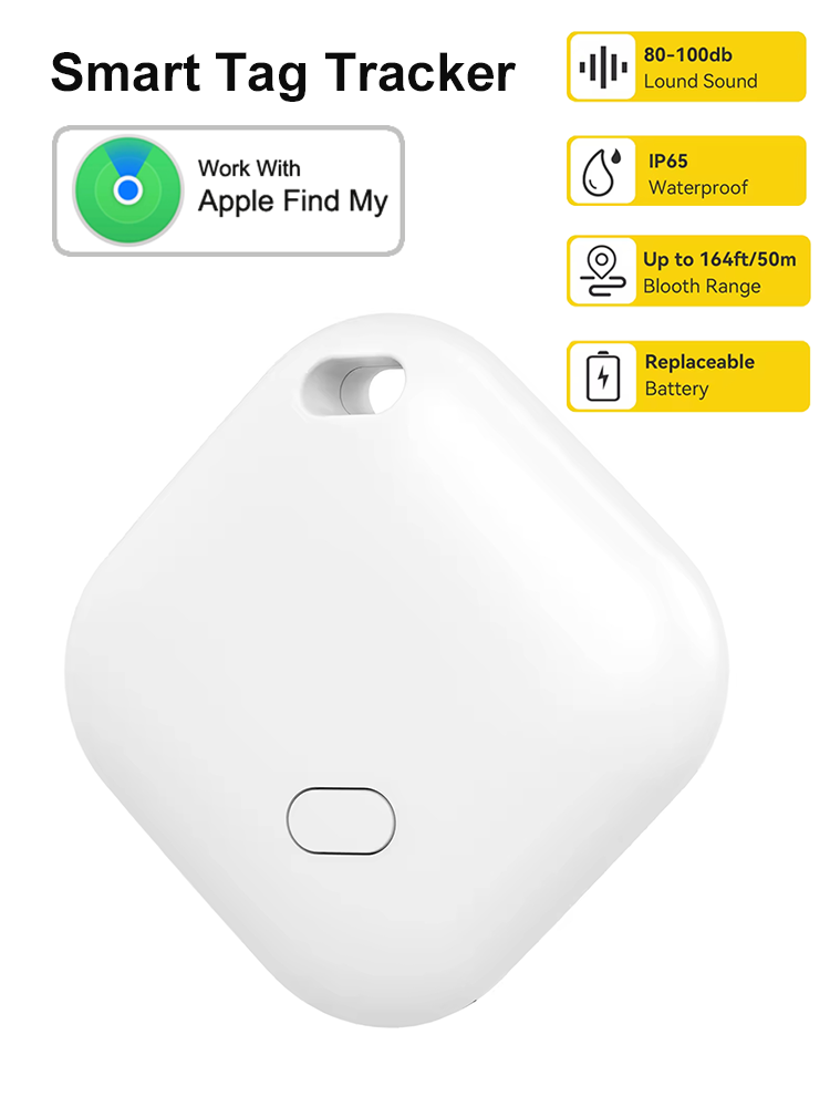 Mini GPS Tracker Smart Tag For Apple Find My  Anti-lost Finder for Car Pet Keys Wallet Suitcase  Global Locator air tag