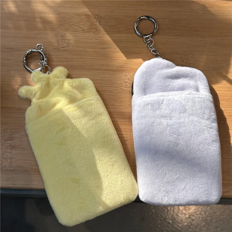 Snoopy Woodstock Plush Photo Card Holder Anti-lost Keychain Cute Cartoon Idol Protective Case Bag Bus Cards Sleeves Supplis Gift 6