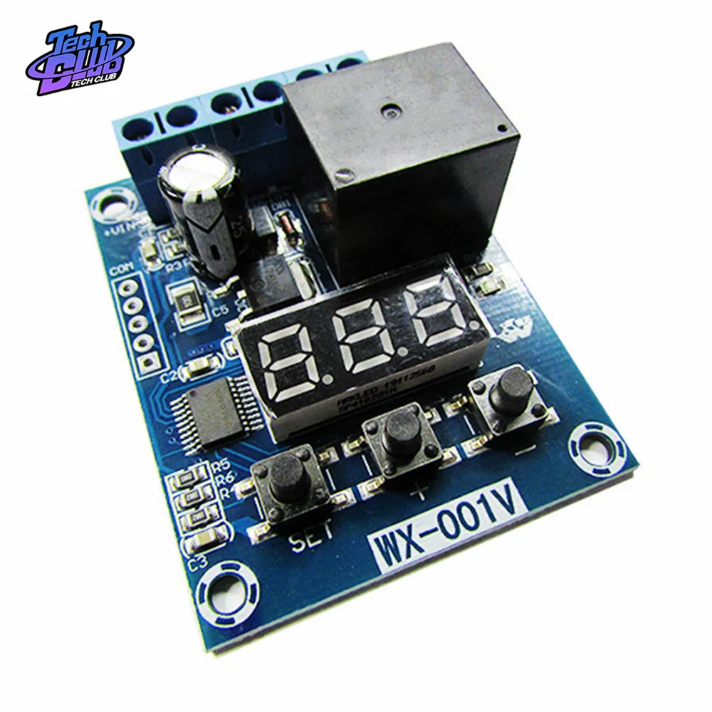 DEWIN Relè Di Corrente Di Contatto 5V, ON Off Controllo Rilevamento Limite Superiore Inferiore, Modulo Relè Di Tensione Protezione Da Sovratensione Carica Batteria Tempi Di Scarica - Foto 4