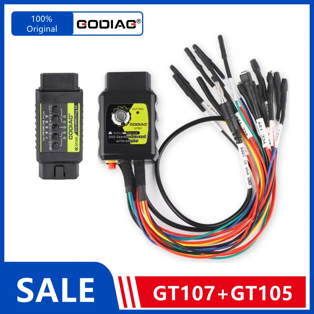 Коробка передач Godiag GT107 DSG для чтения данных/адаптер для записи ECU IMMO Kit plus GT105 для DQ250 DQ200 VL381 VL300 DQ5... Коробка передач Godiag GT107 DSG для чтения данных/адаптер для записи ECU IMMO Kit plus GT105 для DQ250 DQ200 VL381 VL300 DQ5...