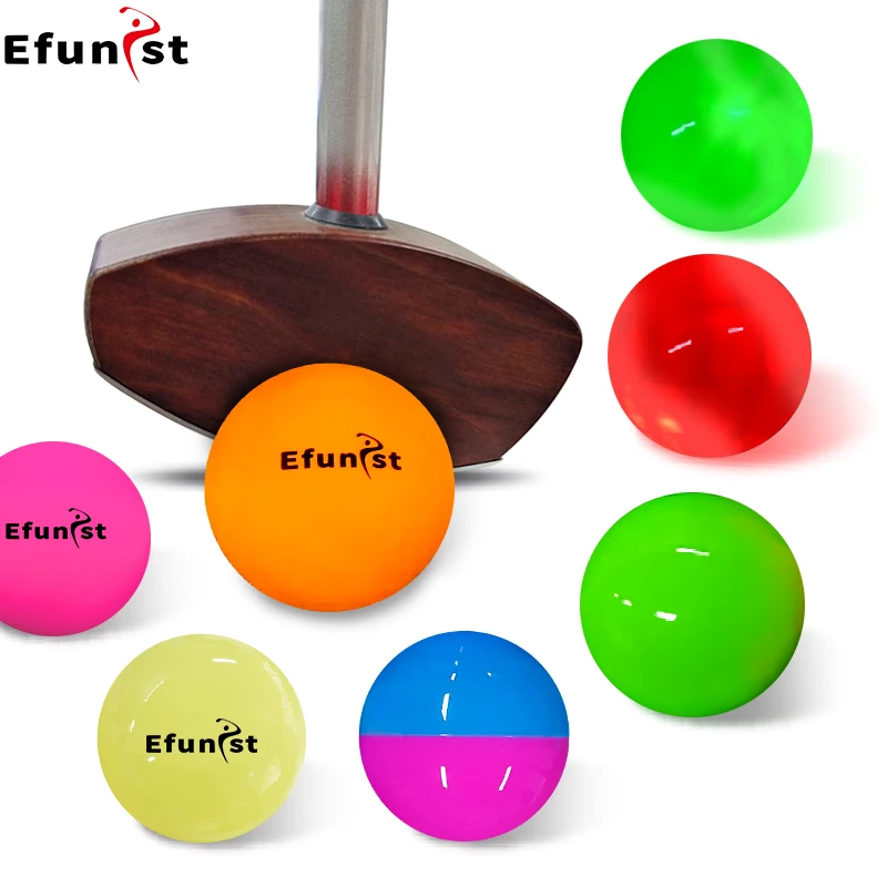 Golf Park Ball Solid Color Matte LED Multicolour Bulk Park Ball Golf Park Ball Tees Ball Clip Golf Auxiliary Practice Supplies 5