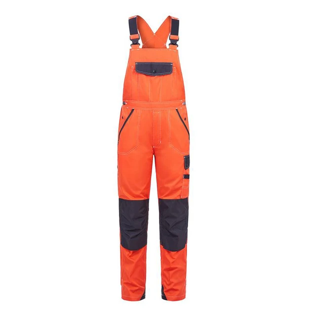 Plus Size Protective Bib Overalls with Multi Pockets