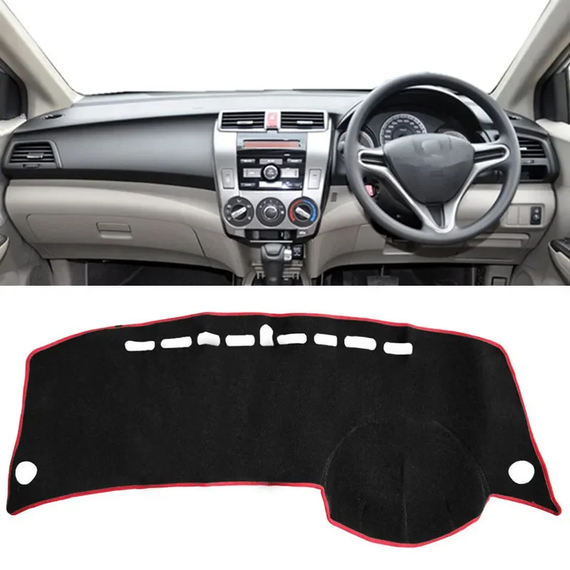 

Auto Dashboard Cover Mat Pad Dash Sun Shade Instrument Carpet Car Accessories For Honda City Grace 2008 2009 2010 2011 2012 2013